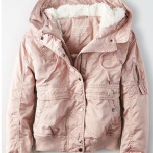 Sherpa lined jacket